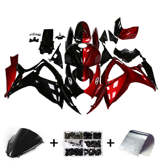Kit carenatura iniezione plastica ABS per Suzuki GSXR 600/750 2006-2007 K6