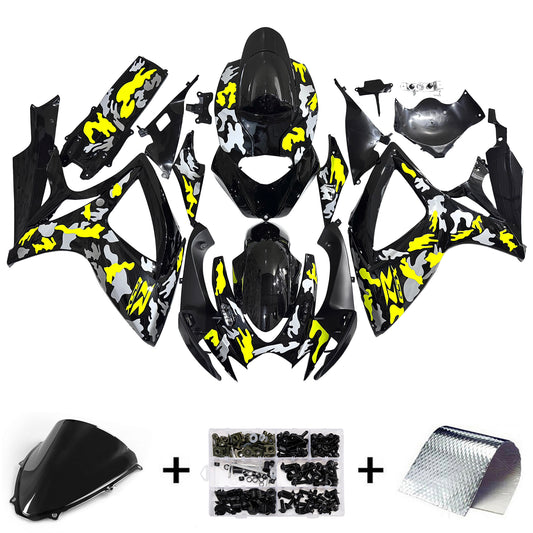 Kit carenatura iniezione plastica ABS per Suzuki GSXR 600/750 2006-2007 K6