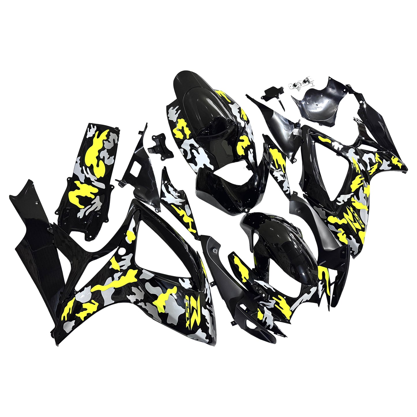 Kit carenatura iniezione plastica ABS per Suzuki GSXR 600/750 2006-2007 K6