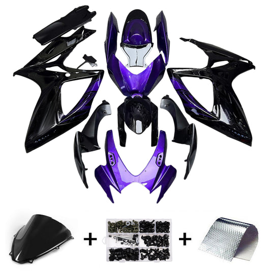 Kit carenatura iniezione plastica ABS per Suzuki GSXR 600/750 2006-2007 K6
