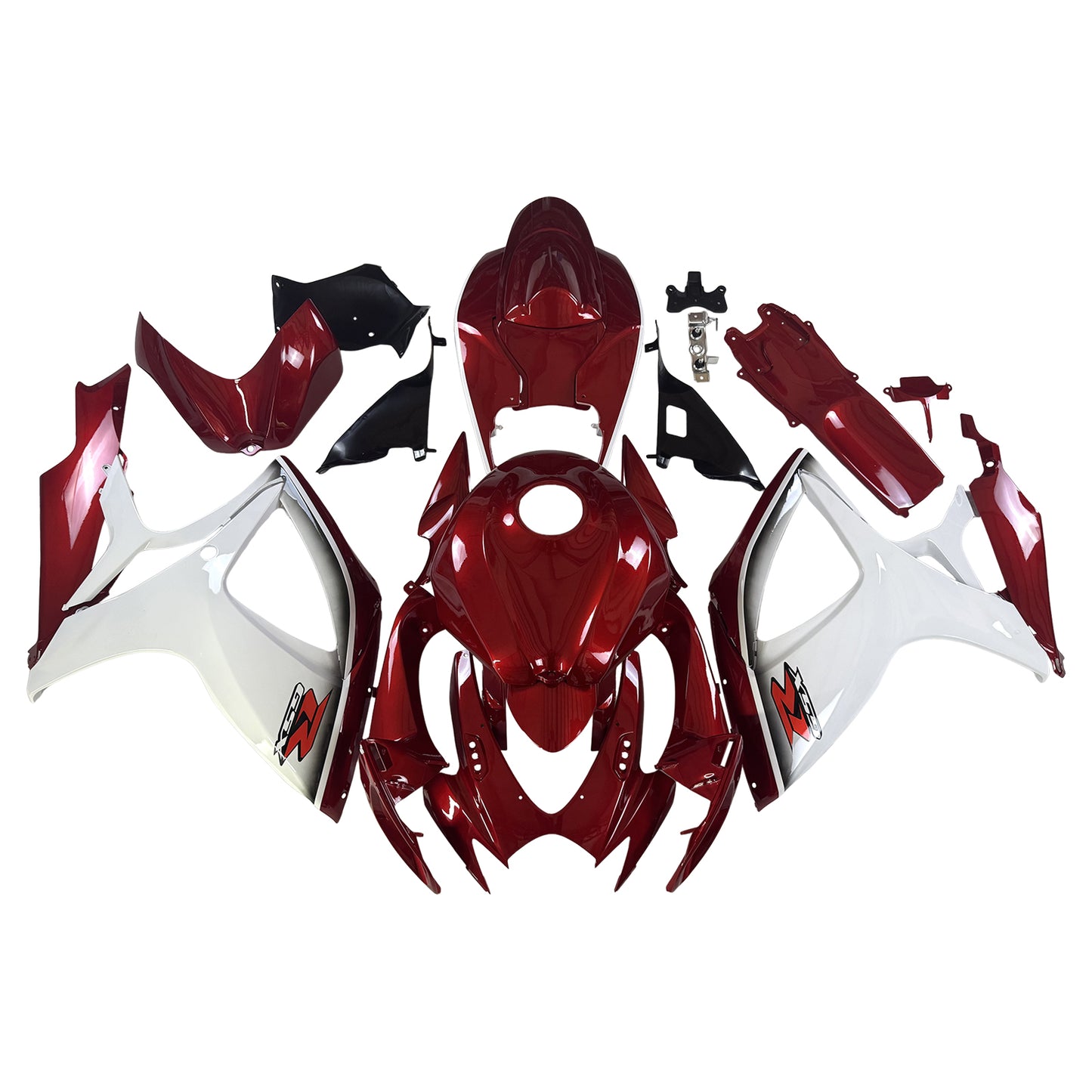 Kit carenatura iniezione plastica ABS per Suzuki GSXR 600/750 2006-2007 K6
