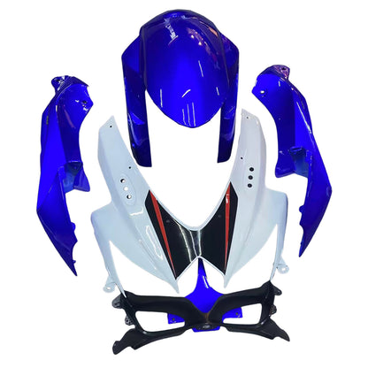 Carene 2008-2010 Suzuki GSXR 600 750 Bianco &amp; Blu GSXR Racing Generico
