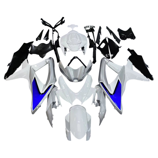 Carene 2008-2010 Suzuki GSXR 600 750 Argento Bianco GSXR Generico