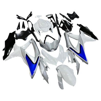 Carene 2008-2010 Suzuki GSXR 600 750 Argento Bianco GSXR Racing Generico