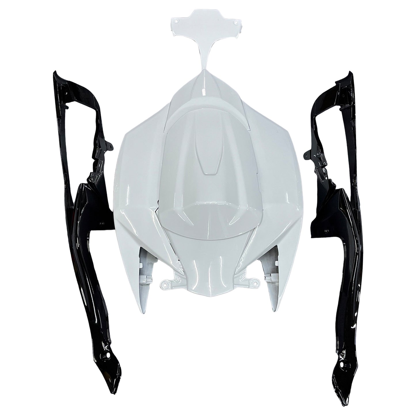 Per GSXR 600/750 2008-2010 Carrozzeria Carenatura ABS bianco Set plastica stampata ad iniezione Generico