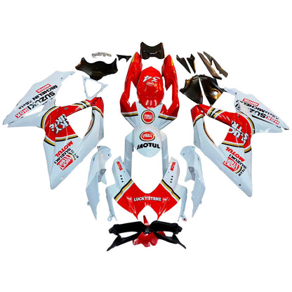 Per GSXR 600/750 2008-2010 Carrozzeria Carenatura ABS rosso Set di plastica stampata ad iniezione Generico