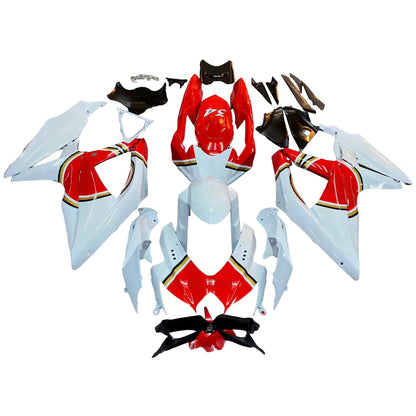 Carene 2008-2010 Suzuki GSXR 600 750 Bianco Rosso Lucky Strike Generico