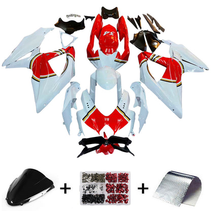 Carene 2008-2010 Suzuki GSXR 600 750 Bianco Rosso Lucky Strike Generico