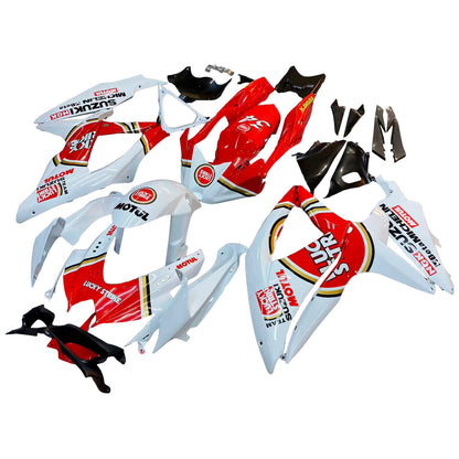 Carene 2008-2010 Suzuki GSXR 600 750 Bianco Rosso Lucky Strike Racing Generico