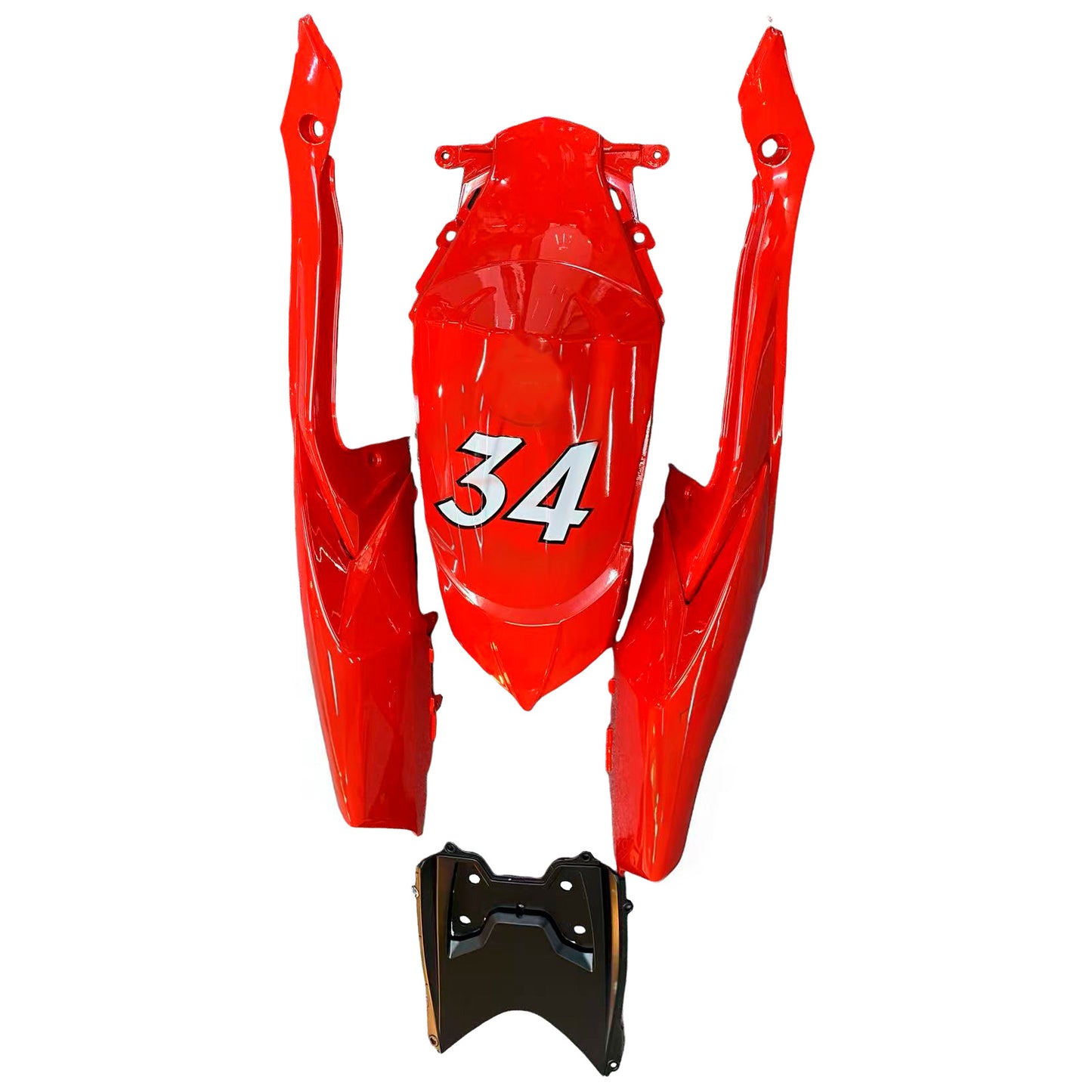 Carene 2008-2010 Suzuki GSXR 600 750 Bianco Rosso Lucky Strike Generico