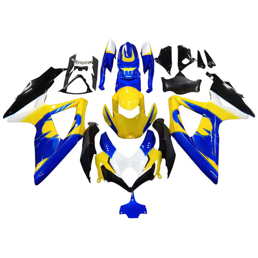 Carene 2008-2010 Suzuki GSXR 600 750 Giallo Blu Alstare Corona Generico