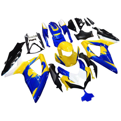 Carene 2008-2010 Suzuki GSXR 600 750 Giallo Blu Alstare Corona Racing Generico