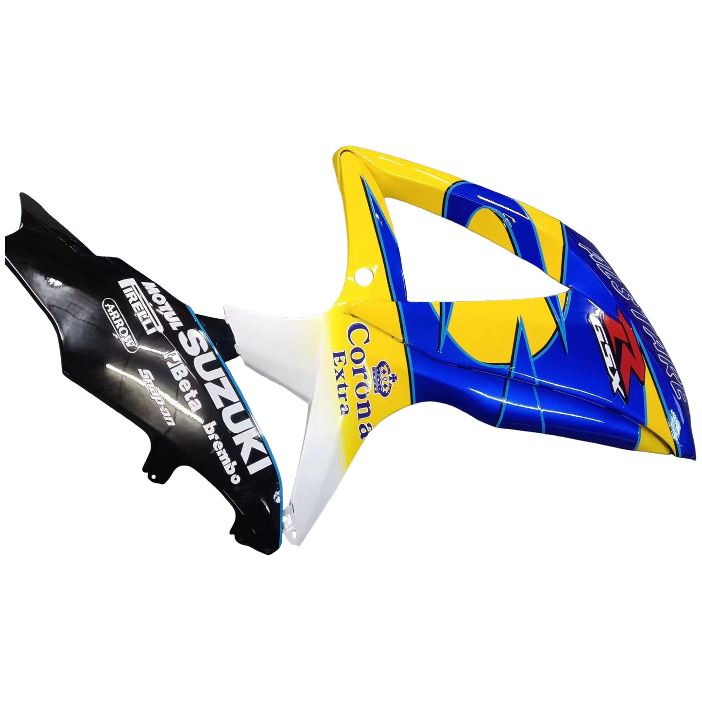 Carene 2008-2010 Suzuki GSXR 600 750 Giallo Blu Alstare Corona Generico