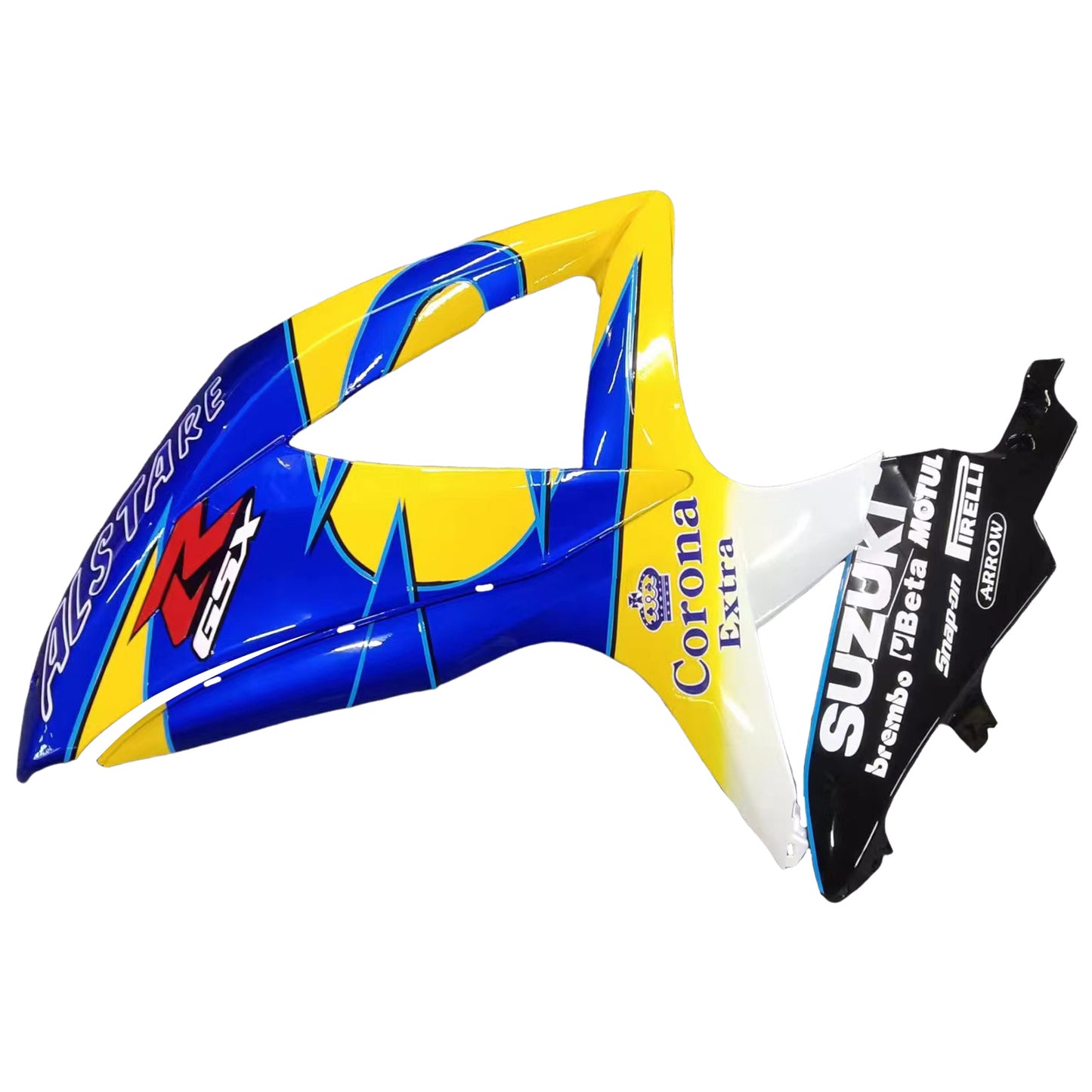 Carene 2008-2010 Suzuki GSXR 600 750 Giallo Blu Alstare Corona Racing Generico