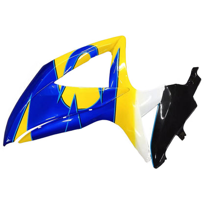 Per GSXR 600/750 2008-20010 Carrozzeria Carena Giallo ABS Stampato ad iniezione Plastica Set Generico