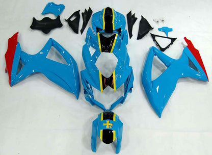 Carene 2008-2010 Suzuki GSXR 600 750 Blu Giallo Rizla Generico