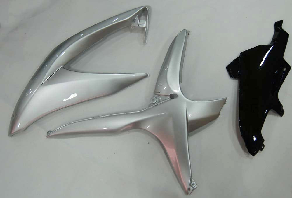 Carene 2008-2010 Suzuki GSXR 600 750 Argento Nero GSXR Racing Generico