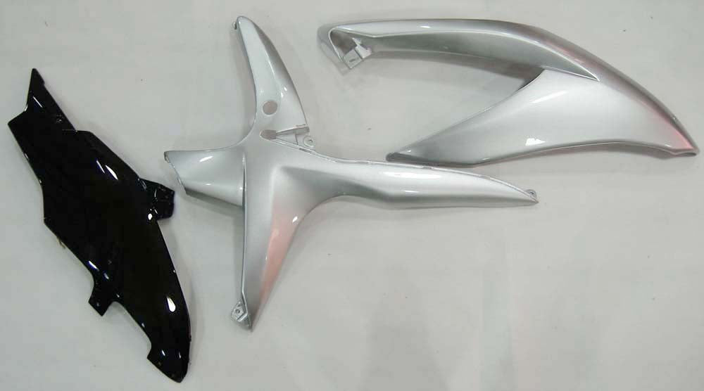 Carene 2008-2010 Suzuki GSXR 600 750 Argento Nero GSXR Racing Generico