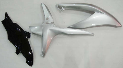 Carene 2008-2010 Suzuki GSXR 600 750 Argento Nero GSXR Racing Generico