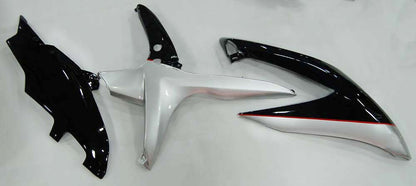 Carene 2008-2010 Suzuki GSXR 600 750 Nero Argento Jordan Racing Generico
