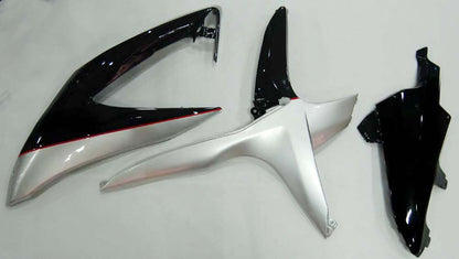 Carene 2008-2010 Suzuki GSXR 600 750 Nero Argento Jordan Racing Generico