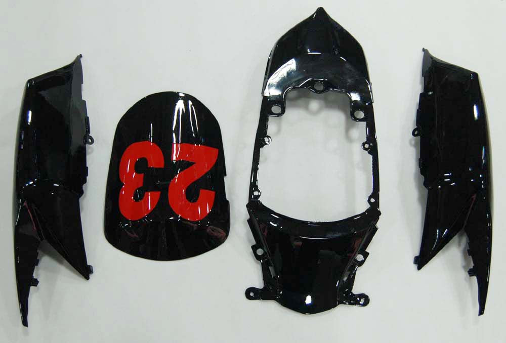 Carene 2008-2010 Suzuki GSXR 600 750 Nero Argento Jordan Racing Generico