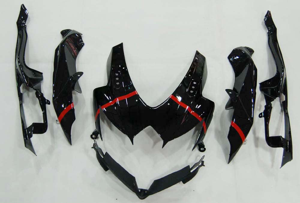 Carene 2008-2010 Suzuki GSXR 600 750 Nero Argento Jordan Racing Generico