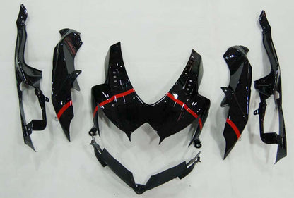 Carene 2008-2010 Suzuki GSXR 600 750 Nero Argento Jordan Racing Generico