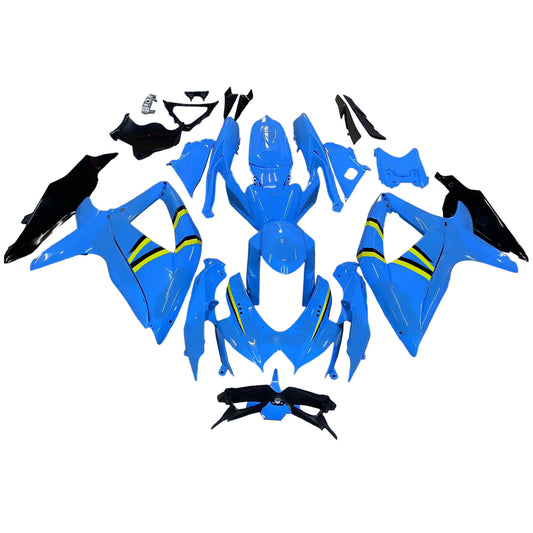 Carene 2008-2010 Suzuki GSXR 600 750 Blu Rizla Racing Generico
