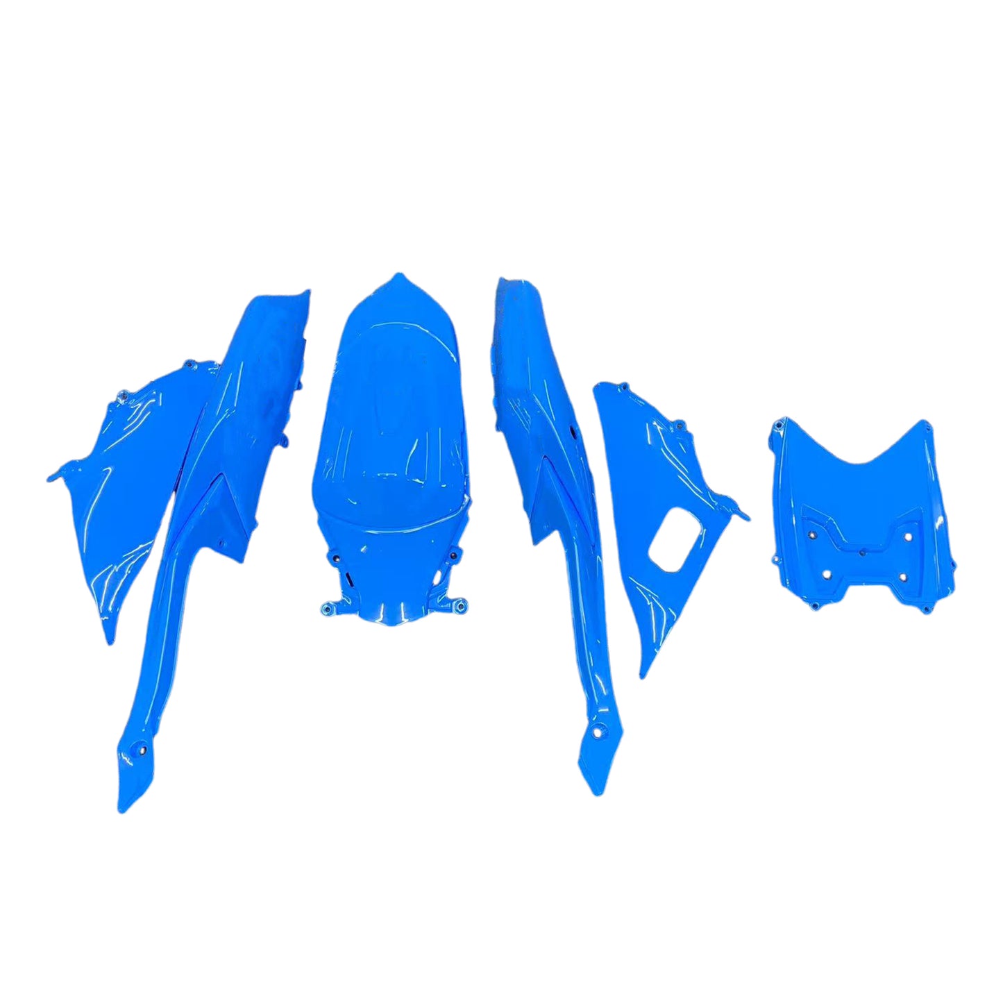 Carene GSXR 600/750 2008-2010 Carrozzeria Carena Blu Rizla ABS Set plastiche stampate ad iniezione Generico