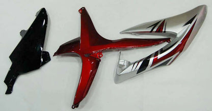 Carene 2008-2010 Suzuki GSXR 600 750 Argento Rosso GSXR Racing Generico