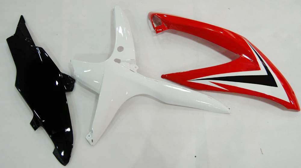 Per GSXR 600/750 2008-2010 Carrozzeria Carenatura ABS rosso Set di plastica stampata ad iniezione Generico