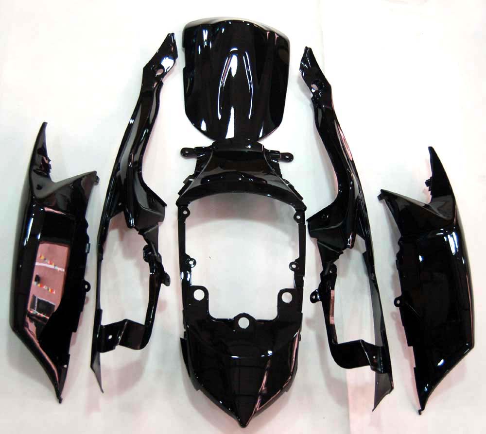Carene 2008-2010 Suzuki GSXR 600 750 Black & Green Flame GSXR Generico