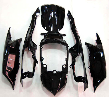 Carene 2008-2010 Suzuki GSXR 600 750 Black & Green Flame GSXR Generico