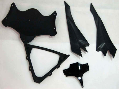 Carene 2008-2010 Suzuki GSXR 600 750 Black & Green Flame GSXR Generico