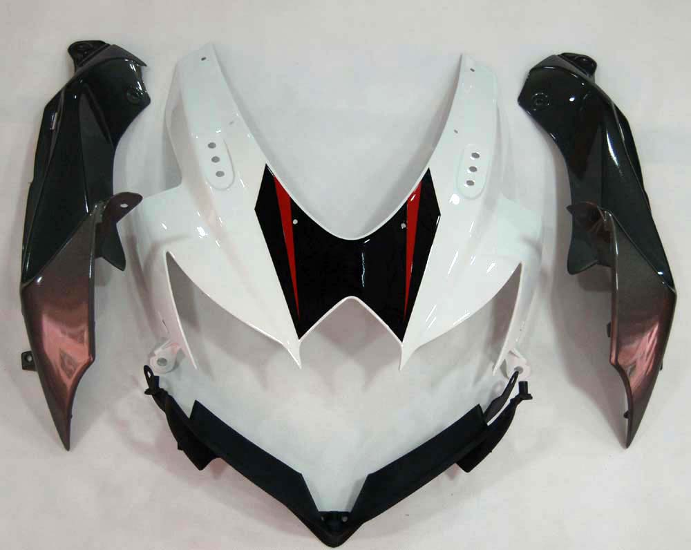 Carene 2008-2010 Suzuki GSXR 600 750 Bianco &amp; Argento GSXR Racing Generico