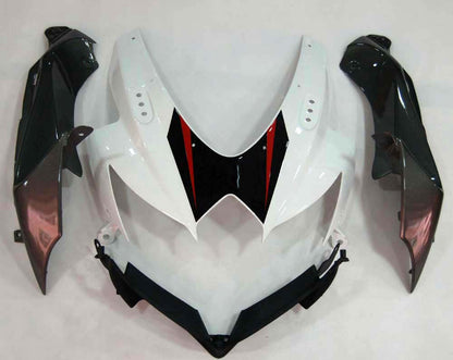 Carene 2008-2010 Suzuki GSXR 600 750 Bianco &amp; Argento GSXR Racing Generico