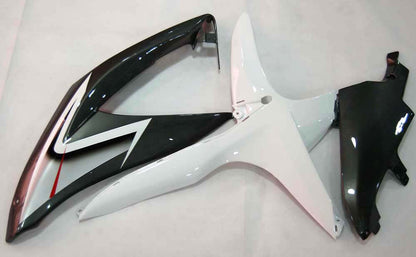Carene 2008-2010 Suzuki GSXR 600 750 Bianco &amp; Argento GSXR Racing Generico