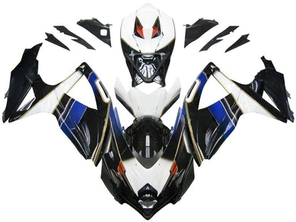 Carene 2008-2010 Suzuki GSXR 600 750 Nero Bianco Suzuki Racing Generico