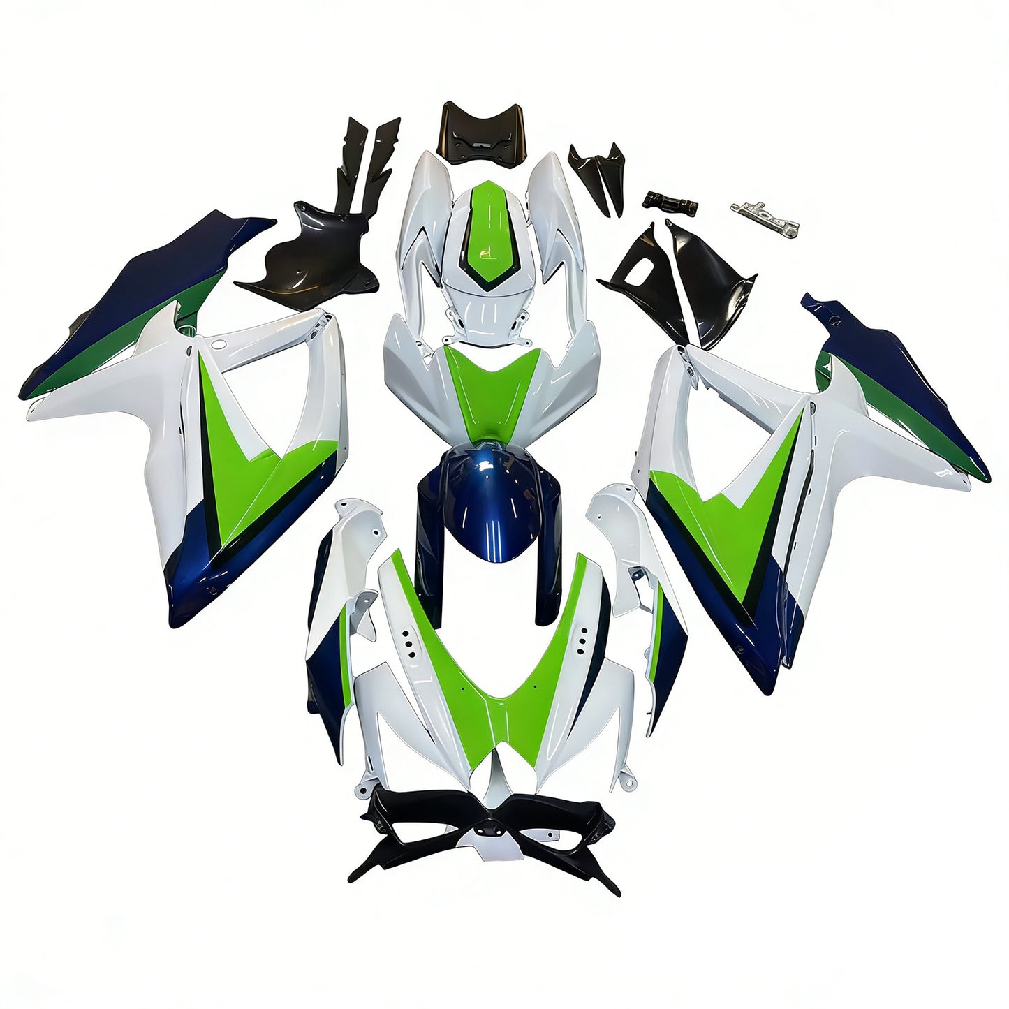 Per GSXR 600/750 2008-2010 Carrozzeria Carenatura ABS multicolore Set plastica stampata ad iniezione Generico