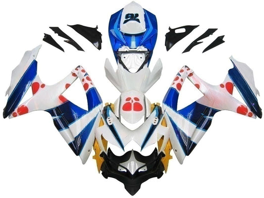 Carene 2008-2010 Suzuki GSXR 600 750 pepephone multicolore Generico