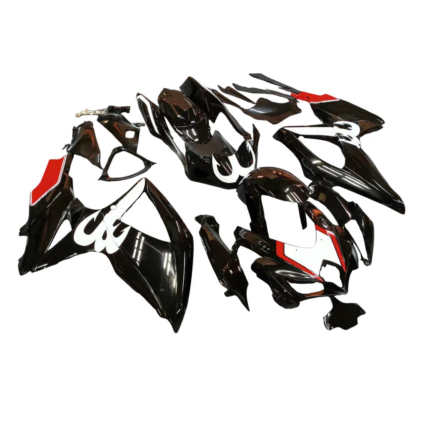 Carene 2008-2010 Suzuki GSXR 600 750 Nero Relentless Racing Generico