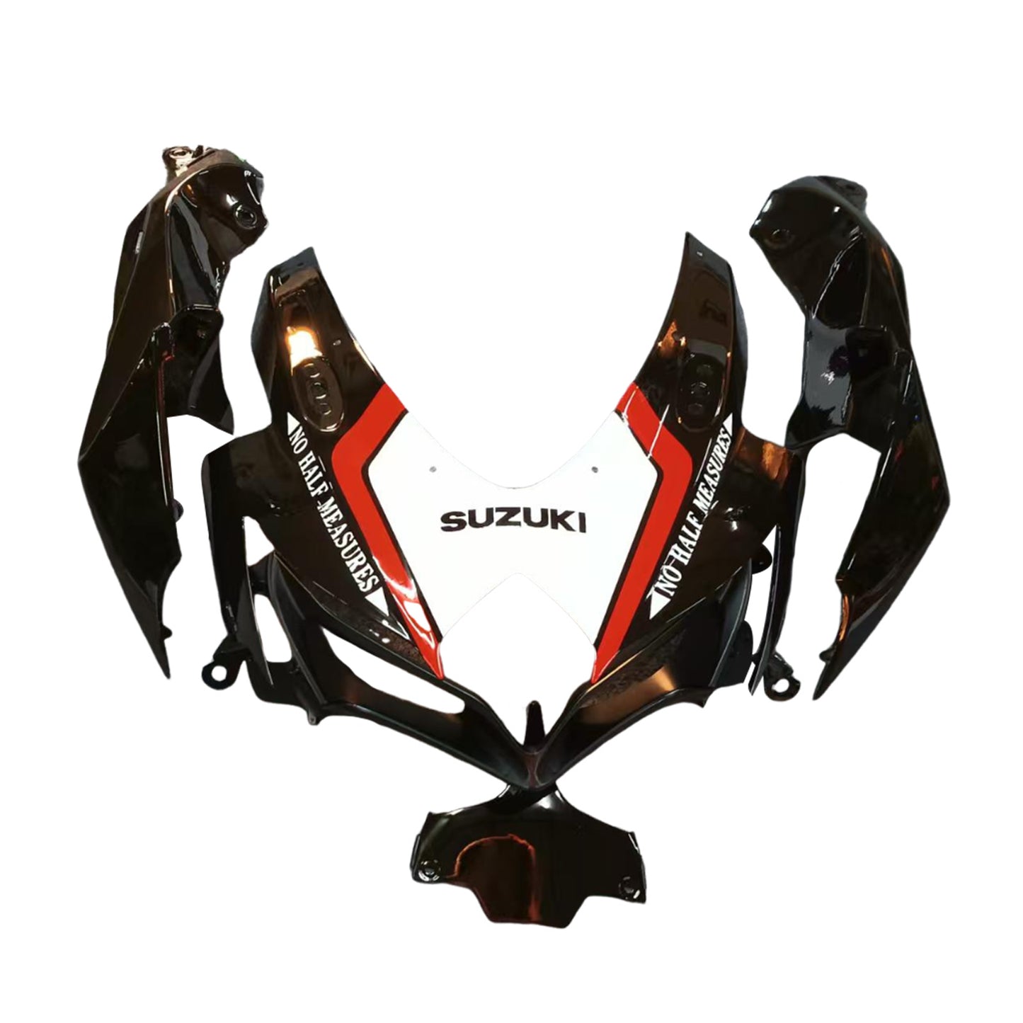 Carene 2008-2010 Suzuki GSXR 600 750 Nero Relentless Racing Generico