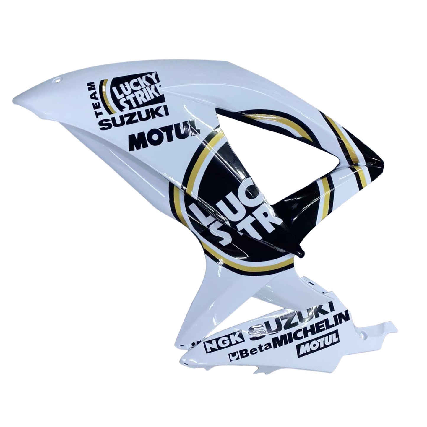 Per GSXR 600/750 2008-2010 Carrozzeria Carenatura ABS bianco Set plastica stampata ad iniezione Generico