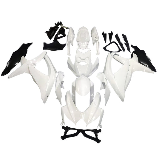 Carene 2008-2010 Suzuki GSXR 600 750 Bianco Nero GSXR Generico
