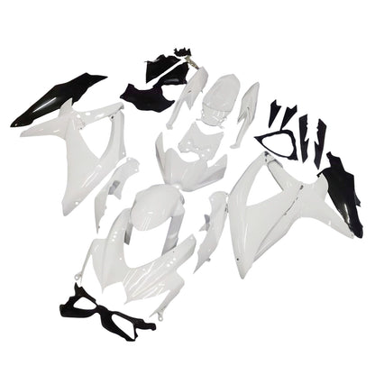 Carene 2008-2010 Suzuki GSXR 600 750 Bianco Nero GSXR Racing Generico