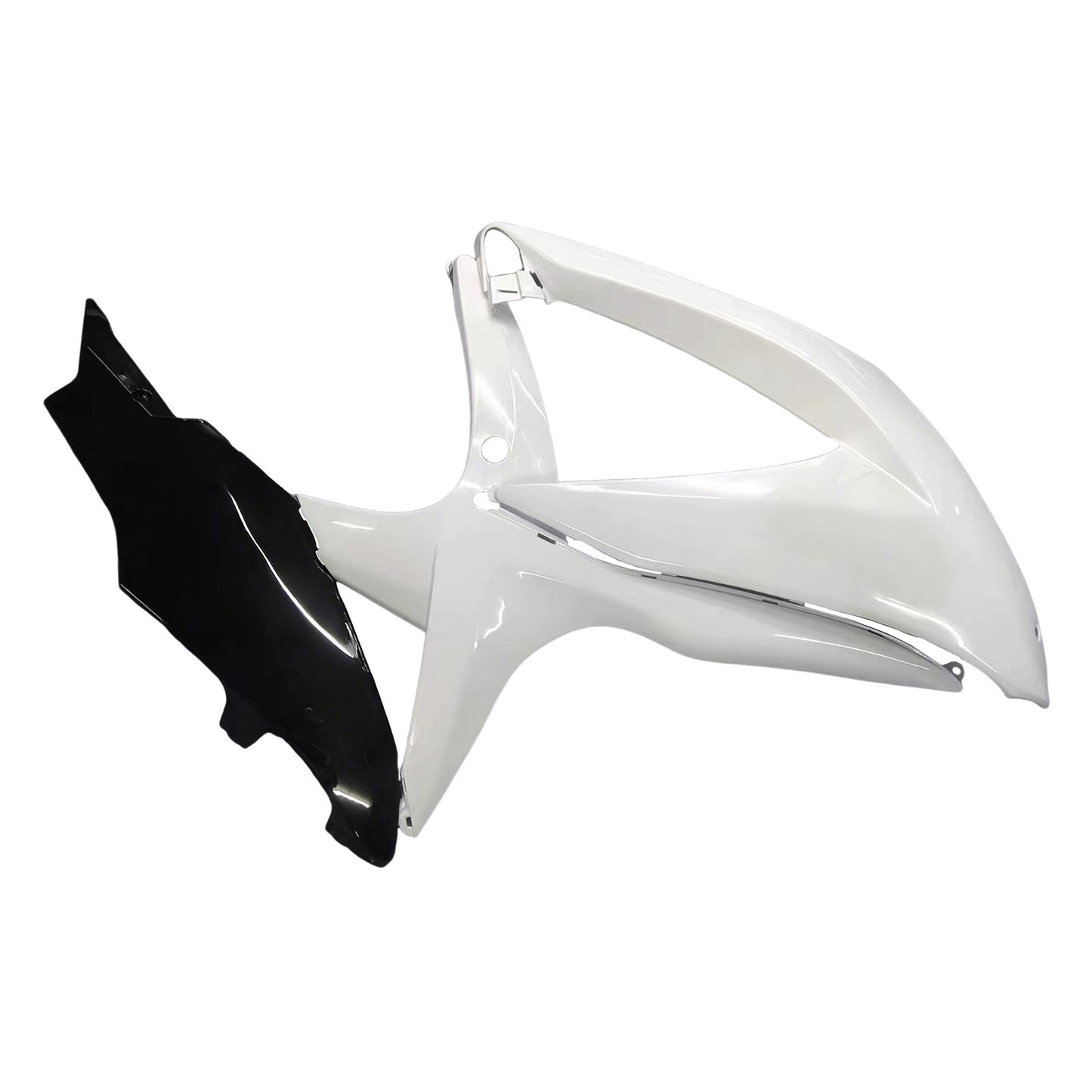Per GSXR 600/750 2008-2010 Carrozzeria Carenatura ABS bianco Set plastica stampata ad iniezione Generico