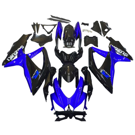 Carene 2008-2010 Suzuki GSXR 600 750 Blu Nero GSXR Generico