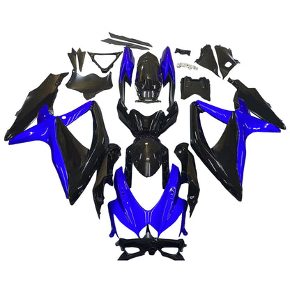 Carene 2008-2010 Suzuki GSXR 600 750 Blu Nero GSXR Generico