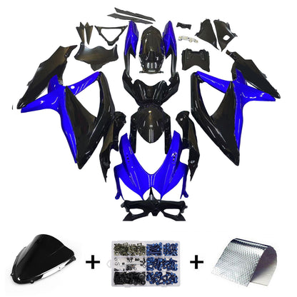 Carene 2008-2010 Suzuki GSXR 600 750 Blu Nero GSXR Generico